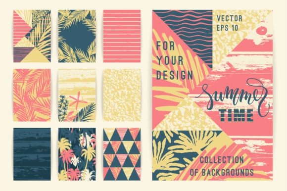 10 Summer Background Templates for Every Design Project