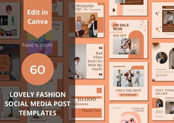 60 Lovely Fashion Social Media Templates for Your Brand
