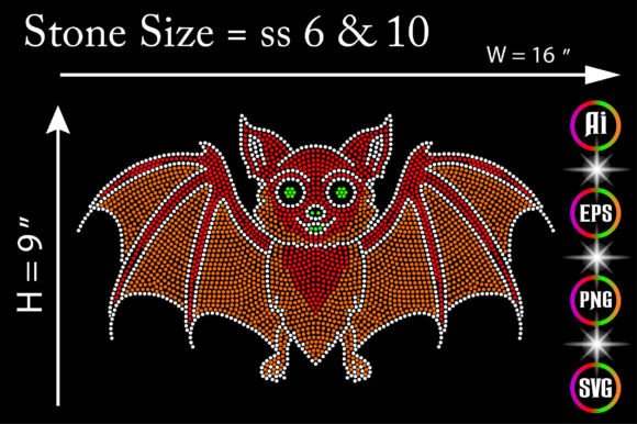 Bat Rhinestone Templates: Sparkle for Your Creations