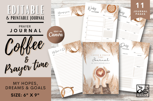 Coffee and Prayer Time Journal Templates: A Designer's Guide