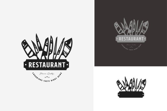Crafting a Culinary Brand with Kitchen Knife Logos