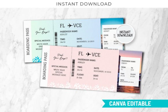 Editable Boarding Pass Venice Templates: A Designer's Guide