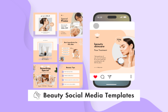 Elevate Your Feed with Beauty Social Media Templates