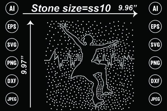 Ice-skate Rhinestone Templates: Sparkle on Your Craft Projects