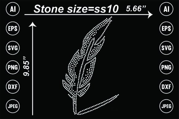 Leaf Rhinestone Templates Design: Instant Creative Sparkle