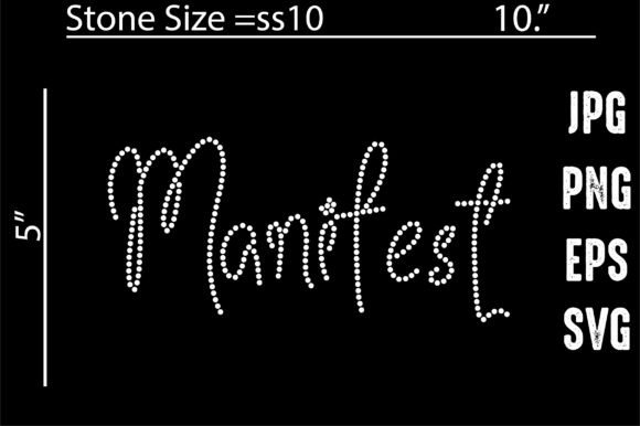 Manifest Rhinestone Templates Design: A Sparkling Asset for Creators