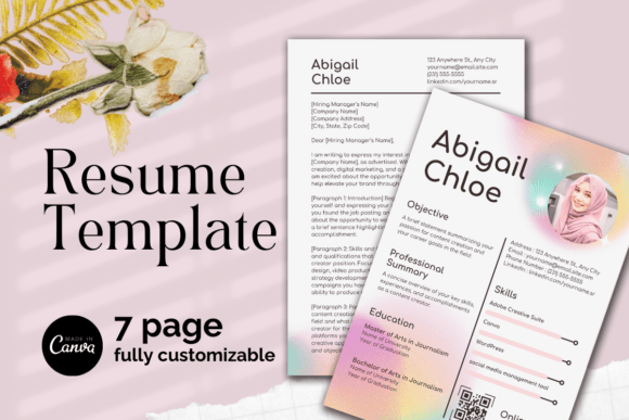 Pink Gradient Canva Resume Templates: Stand Out