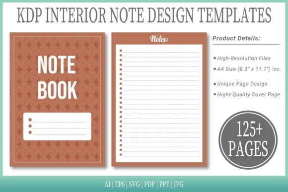 Pinkish Brown Notepad Templates: Warmth for Your Designs